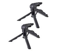 VALICLUD Lot de 2 Mini Trépieds pour Caméra d'action et Téléphone Support Portable Compact et Léger Pieds Robustes pour Stabilité Streaming Selfie et Télétravail