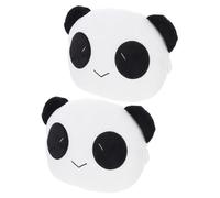 VALICLUD Lot de 2 Oreillers D'appui-tête et Coussins de Nuque pour Siège Auto, Doux et Confortable, Motif Panda, Usage Voiture Toute L'année, Soutien Cervical Ergonomique pour Conducteurs