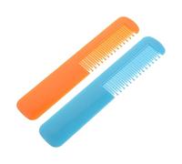 VALICLUD Lot de 2 Peignes Démêlants pour Bébé en Abs Dents Rondes, Soin Doux du Cuir Chevelu Cheveux pour -nés et Tout-petits