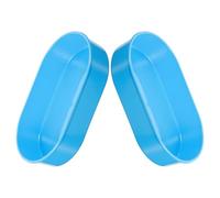 VALICLUD Lot de 2 Plateaux en Plastique pour Remède Trieur de Pilules Bleu, Rangement Pratique et Tri pour Établissements de Soins et Professionnels Médicaux