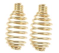 VALICLUD Lot De 2 Poignées De Porte À Ressort Pour Poêle À Bois Résistantes À La Chaleur En Acier Inoxydable Pour Barbecue Remorque Poignée De Rechange Pour Poêle À Granulés Dorées