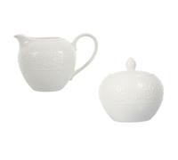 VALICLUD Lot de 2 Sucriers et Pichets à Lait en Céramique Écologique, 250 Ml, Blanc, Cuisine et Restauration, Outil à Café Pratique, Pot à Lait Domestique et Boîte à Bonbons au Café