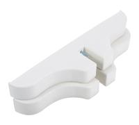 VALICLUD Lot de 2 Supports Pliables pour Écran de Séparation en Plastique Blanc, Base Robuste Protégeant Le Sol, pour Maison et Bureau