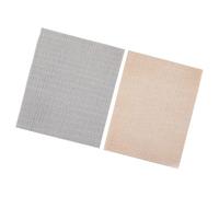 VALICLUD Lot de 2 Tapis de Grille de Barbecue en Fibre de Verre Antiadhésifs Réutilisables Résistants à la Chaleur Dimensions Universelles Couleurs Noir et Marron pour Cuisson sans