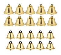 VALICLUD Lot de 20 Cloches de Noël Dorées à Suspendre Clochettes Ouvertes 45-50 MM Décoration Festive DIY Accessoires Créatifs pour Sapin Fête et Ambiance Hivernale