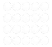 VALICLUD Lot de 20 de Petri en Transparent pour Expériences Scientifiques, Usage, pour Études de Microbiologie en Laboratoire