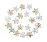 VALICLUD Lot De 20 Épingles à Cheveux Spirale Étoiles En Métal Doré Et Argenté, Taille Standard, Clips Torsadés Pour Femmes, Accessoires Coiffure Mariage Et Soirées, Pinces Cheveux Décoratives