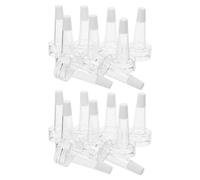 VALICLUD Lot de 200 Embouts Compte-Gouttes Trompette Transparents 20 pour Flacons de Laboratoire Pipettes Précises Anti-Reflux Distribution Contrôlée de Liquide Pharmaceutique Usage