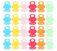 VALICLUD Lot de 24 Capuchons de n Silicone Colorés pour Identification Rapide et Organisation des Clés, pour Bureau et Maison