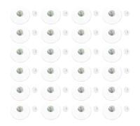 VALICLUD Lot de 24 Ventouses Filetées Transparentes en Pvc 40 Mm Vis Métalliques, Supports à Ventouse Puissants Suspendre sans Perçage, pour Salle de Bain, Fenêtres et Organisation Maison