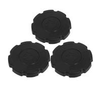 VALICLUD Lot de 3 Bouchons de Réservoir de Carburant 168 MM pour Micro-Motoculteur 170F Bouchon Profond en Plastique Noir Joint Étanche Accessoires Compatibles Générateurs et Tondeuses à