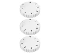 VALICLUD Lot de 3 Boutons de Remplacement en Plastique pour Congélateur Thermostat Réglable Commande de Température Compatible Réfrigérateur Utilisation Domestique