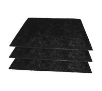 VALICLUD Lot De 3 Filtres à Charbon Désodorisants 25x20 Cm en Charbon Actif pour Composteur Cuisine Et Poubelle, Filtration Anti-odeurs pour Usage Domestique Et Compostage