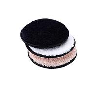 VALICLUD Lot de 3 Houppettes Démaquillantes Lavables en Tissu Ultra Doux Nettoyage Réutilisables pour Maquillage et Soin de Peau pour Voyage