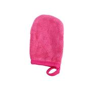 VALICLUD Lot De 3 Moufles De Démaquillage Épais Rose Fuchsia, Houppettes Nettoyantes Visage Lavables Et Réutilisables, Accessoires Indispensables Pour Soins Du Visage Au Quotidien