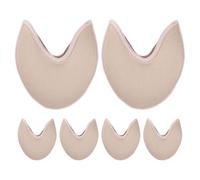 VALICLUD Lot de 3 Paires de Coussinets pour Orteils en Tissu Tricoté Antidérapant Couleur Chair Protection Confortable pour Pointes de Ballet Semelles Souples pour Entraînement et