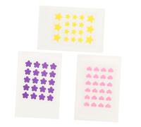 VALICLUD Lot De 3 Patchs Anti-Acné Pour Femmes Soins De Beauté Réduction Du Double Menton Patchs Anti-Boutons Bandes Nasales Bandes Anti-Pores Patch Hydrocolloïde Hydrogel
