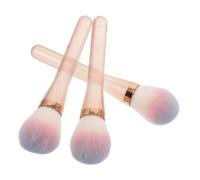 VALICLUD Lot de 3 Pinceaux à Poudre Multifonctions pour Visage - Fibres Ultra-Douces Taille Moyenne Couleurs Éclatantes - Maquillage Blush Contouring et Poudrage Usage Quotidien et