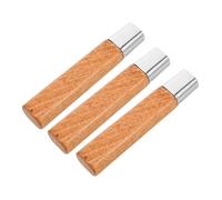 VALICLUD Lot De 3 Poignées De Rechange Pour Couteaux De Cuisine En Pour Réparation De Couteaux De Cuisine Hachoir Remplacement Beige