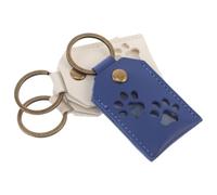 VALICLUD Lot de 3 Porte-Clés Souvenirs Transparents pour Poils D’Animaux Boîte Commémorative Carrée en Plastique Solide Rangement pour Poils de Chat et Chien Couleurs Blanc Bleu Beige