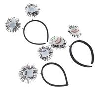 VALICLUD Lot de 3 set de Serrage-Têtes Phosphorescents Chauve-Souris Citrouille et Fantôme pour Halloween - Accessoires Légers et Souples pour Cosplay Fêtes à Thème et Déguisements
