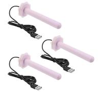 VALICLUD Lot De 3 Supports pour Oiseaux Perchoir pour Perroquets Perchoir pour Perruches Ondulées Perruches Ondulées Coussin Chauffant pour Cage Violet