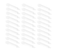 VALICLUD Lot de 30 Pinceaux à Lèvres en Silicone Blanc Applicateurs Fins et Doux pour Maquillage Professionnel pour Masque à Lèvres