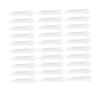 VALICLUD Lot de 30 Pinceaux à Lèvres en Silicone Blanc, Doux et Respectueux Peau, pour Maquillage Professionnel du Visage et Application Précise du Rouge à Lèvres