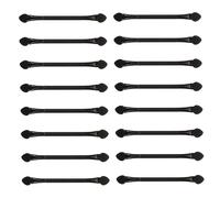 VALICLUD Lot de 30 Sticks à Paupières en Éponge de Latex Double Face, Taille Standard, Applicateur Jetable pour Maquillage des Yeux, Usage Professionnel et Voyage, Hygiénique et Pratique