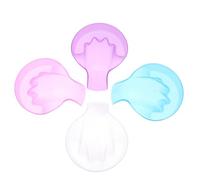 VALICLUD Lot de 4 Bols pour Manucure en Pp, Bol pour Tremper les Ongles Dissolvant, Couleur Aléatoire, Outil de Nail Art Pratique pour Salon et Usage Domestique