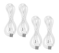 VALICLUD Lot de 4 Câbles USB vers Dc 3,5 X 1,35 Mm 1,5 M Noirs, Cordon de Charge Cc Compatible Lampes de Table et Petits Ventilateurs, Câble D'alimentation USB Cc de Remplacement Sécurisé