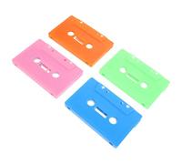 VALICLUD Lot de 4 Cassettes Audio Vierges Style Rétro pour Bricolage et Décoration Intérieure, sans Noyau Interne, pour Créations Artistiques et Présents Personnalisés