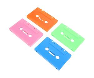 VALICLUD Lot de 4 Cassettes Audio Vierges Style Rétro pour Bricolage et Décoration Intérieure, sans Noyau Interne, pour Créations Artistiques et Présents Personnalisés