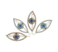 VALICLUD Lot De 4 Petites Pinces À Cheveux Sirène Pinces À Cheveux Mauvais Œil Accessoires Pour Cheveux Sirène