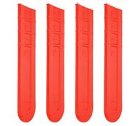 VALICLUD Lot de 4 Protège-chaîne en Plastique Robuste 44 Cm pour Tronçonneuse, Housse Anti-Rayures et Garde de Fourreau, Revêtement de Barre de Protection pour Jardin et Entretien
