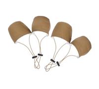 VALICLUD Lot de 4 Protège-Talons Unisexes pour Chaussures de Conduite en Silicone Antidérapant Couleur Kaki Coussinets Anti-Usure pour Talons Protection Solide Adaptée à Différents Types