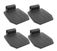 VALICLUD Lot de 4 Repose-Pieds Universels Pivotants pour Fauteuil Roulant Pièces Détachées Solide et Non Différenciées Gauche/Droite Coussins Confortables Adaptés au Fauteuil de