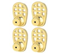 VALICLUD Lot de 4 set de Supports Dorés pour Boucles D’Oreilles Lourdes Correcteurs D’Affaissement en Maille Fermoirs Confortables Antidérapants Adaptés aux Lobes Étirés pour Porter