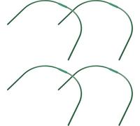 VALICLUD Lot de 4 Sets de Supports de Serrage en Arche 40X42 CM Arceaux de Jardin en Matériau Solide Protection Le Gel Insectes pour Tunnel de Culture Support pour Micro-Serrage