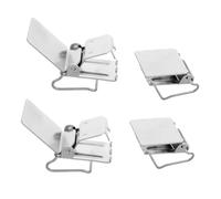 VALICLUD Lot De 4 Supports Muraux pour Tapis, Pinces pour Suspendre des Couvertures, Cintres Multifonctionnels pour Murs, Supports De Tapis Robustes pour Maison Et Hôtel