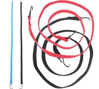 VALICLUD Lot De 4 Tendeurs Élastiques Plats Réglables avec pour Bagages Vélo Cargo Usage Extérieur Couleur Aléatoire