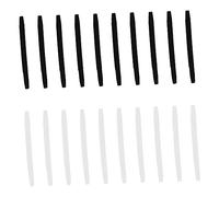 VALICLUD Lot De 40 Embouts De Branches De Lunettes Antidérapants Crochets D'Oreille Protections De Branches De Lunettes Accessoires De Remplacement Souples En Gel De Silice Noir