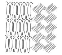 VALICLUD Lot De 40 Pinces À Cheveux Invisibles En Forme De U Peignes De Coiffure Épingles À Cheveux Invisibles Ondulées Barrettes Pour Chignon Peigne Ondulé En