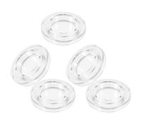 VALICLUD Lot de 5 Bouchons de Trou Transparents en Silicone pour Parasol de Table de Terrasse Anneaux de Fixation Pratiques et Protecteurs Débris et Eau Compatibles Parasols de Jardin et