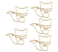 VALICLUD Lot De 5 Broches Pour Foulard Épingles Pour Américain Chapeau Vêtements Corbeau Renard Châle Cardigan Ornement Goldendoodle Épingles À Vêtements Épingles À
