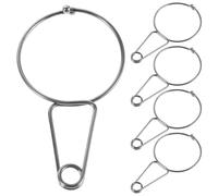 VALICLUD Lot de 5 Pinces d'Acupression Auriculaire sans Aimant pour Massage Réflexologie Outil de Relaxation par Pression Ciblée des Points d'Acupuncture Accessoire Portable Anti-Stress