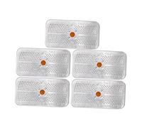 VALICLUD Lot De 5 Sachets De Gel De Silice 40 g Couleur Changeante, Boîte Aluminium Réutilisable, Absorbeur D'humidité Pour Coffre-fort, Boîte à Outils Et Appareil Photo, Paquets D'hydratation Sûrs