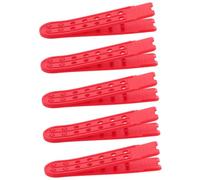 VALICLUD Lot De 5 Sets De Rallonges De Casquette à Pression Plastique Rouge 7 Trous Réglables Unisexe Extension Snapback Outdoor Loisirs Sport Printemps