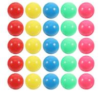 VALICLUD Lot de 50 Boules Colorées en Plastique de 2 CM pour Comptage et Apprentissage des Probabilités Balles Creuses Éducatives pour Bébés et Tout-Petits Jouet Sensoriel Multifonctionnel