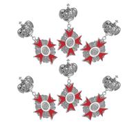 VALICLUD Lot de 6 Broches Couronne Royale en Alliage Rétro Épingles à Broche Couronne pour Hommes et Femmes Médailles de Prince Vintage Épingles de Revers Légères pour Fêtes et
